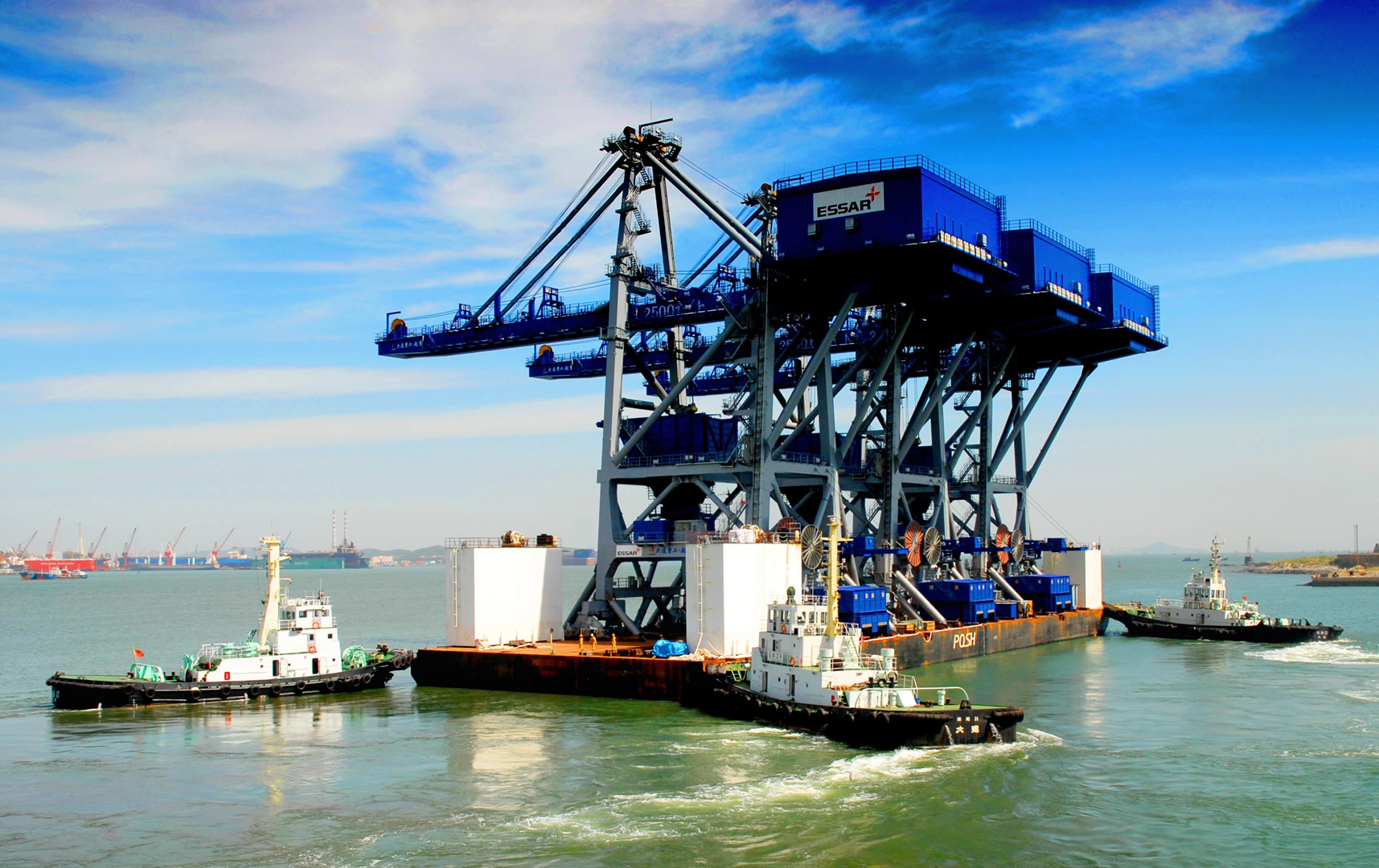 2500噸每小時卸船機(出口印度)